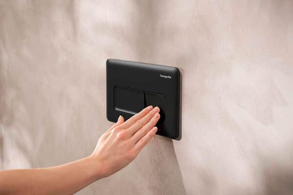 hansgrohe iFrame Original Q betjeningsplade - Mat sort