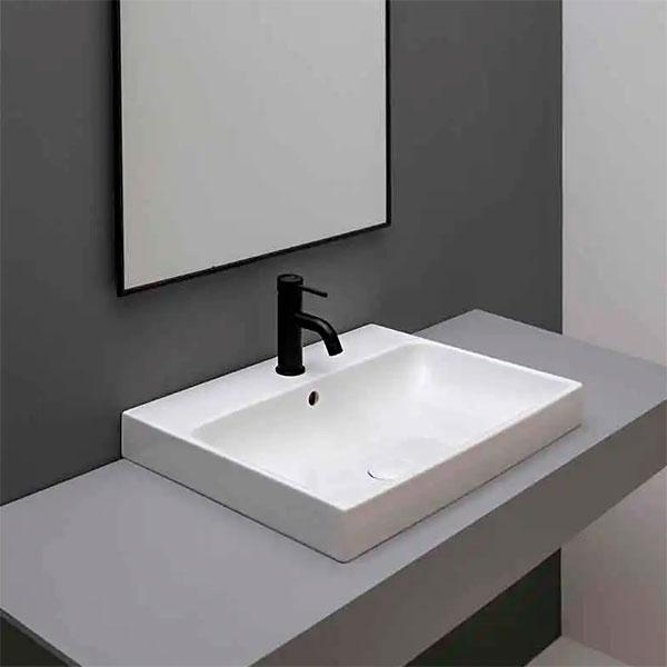 Lavabo 60 håndvask t/væg eller bord - 1 hanehul Lavabo 60 håndvask t/væg eller bord - 1 hanehul