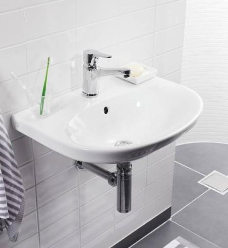 Gustavsberg Nautic 56 h&aring;ndvask t/v&aelig;g - 1 hanehul