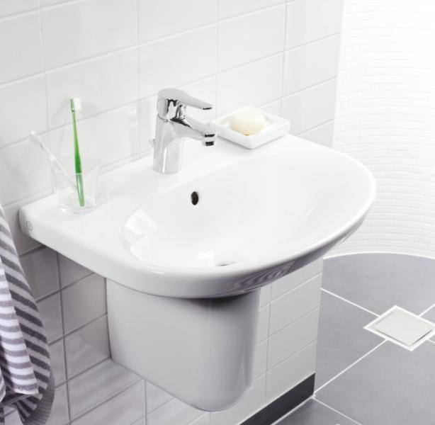 Gustavsberg Nautic 60 h&aring;ndvask t/v&aelig;g - Uden hanehul