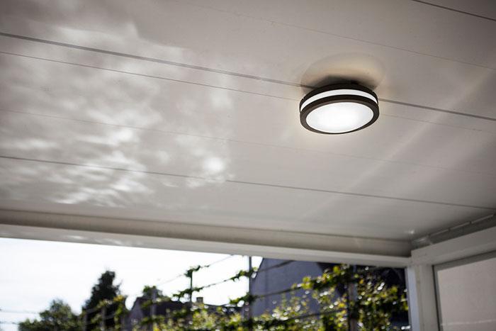 Lutec Architectural Titan udend&oslash;rslampe til v&aelig;g og loft