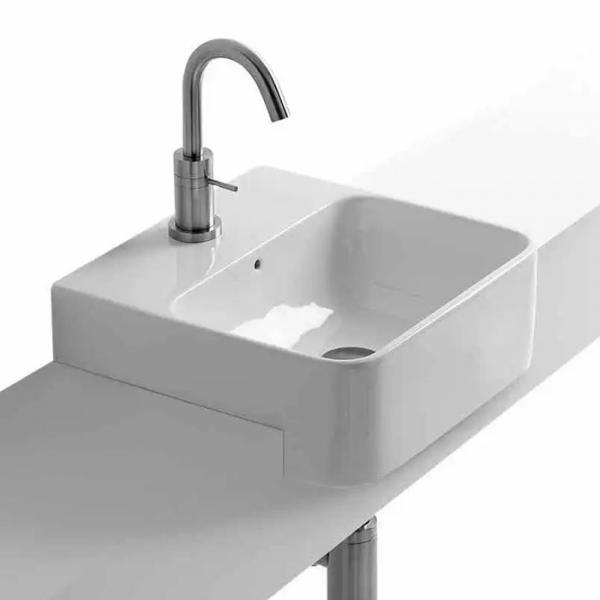 Lavabo 35 semi-indbygget h&aring;ndvask - 1 hanehul