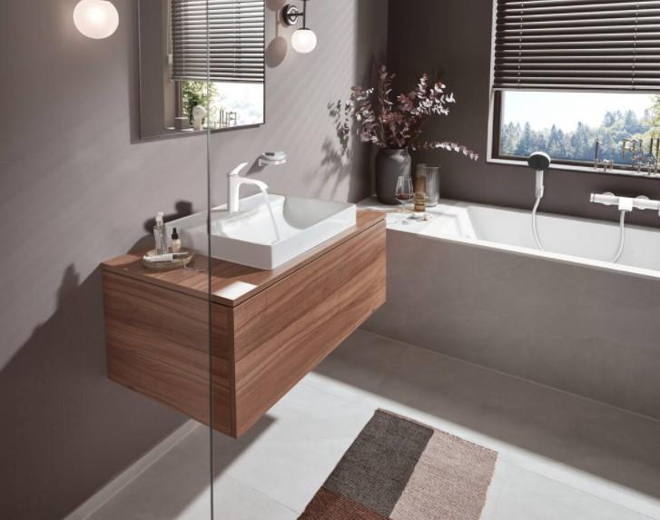 hansgrohe Vivenis 110 h&aring;ndvaskarmatur u/bundventil - Mat hvid