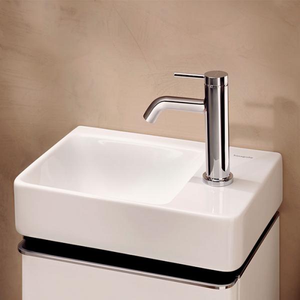 hansgrohe Tecturis S h&aring;ndvaskarmatur 80 m/CoolStart og EcoSmart+ u/bundventil - Krom