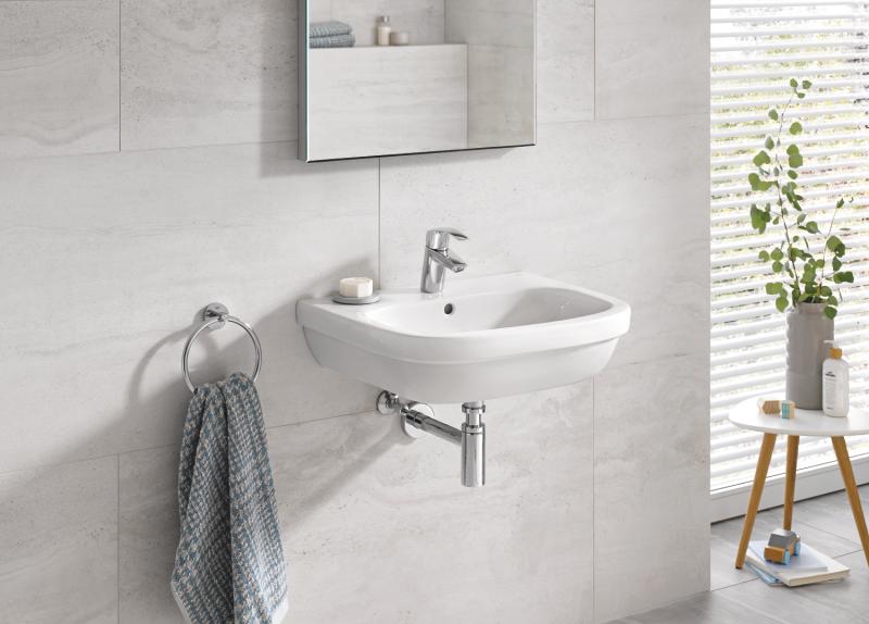 Grohe Eurosmart håndvaskarmatur m/bundventil og vandsparer Grohe Eurosmart håndvaskarmatur m/bundventil og vandsparer