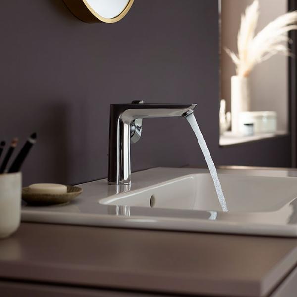 hansgrohe Talis E 150 h&aring;ndvaskarmatur m/l&oslash;ft-op bundventil - Krom