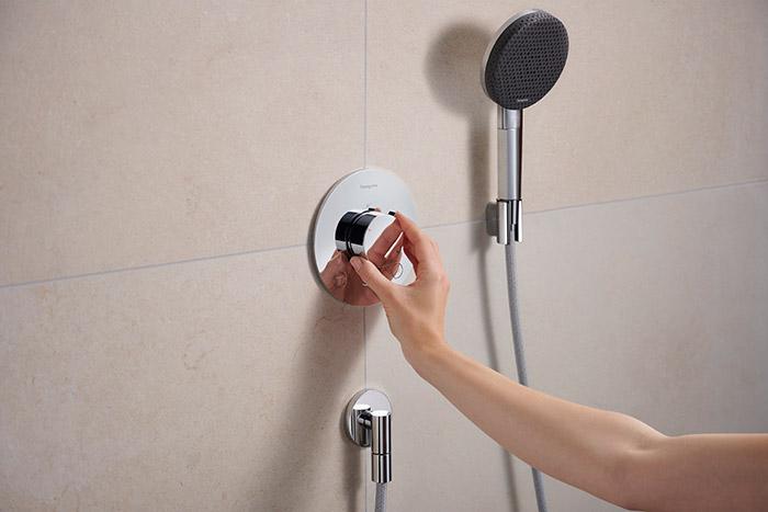 hansgrohe Ecostat Comfort S termostatarmatur til indbygning m/afsp&aelig;rring - 2 udtag - Krom