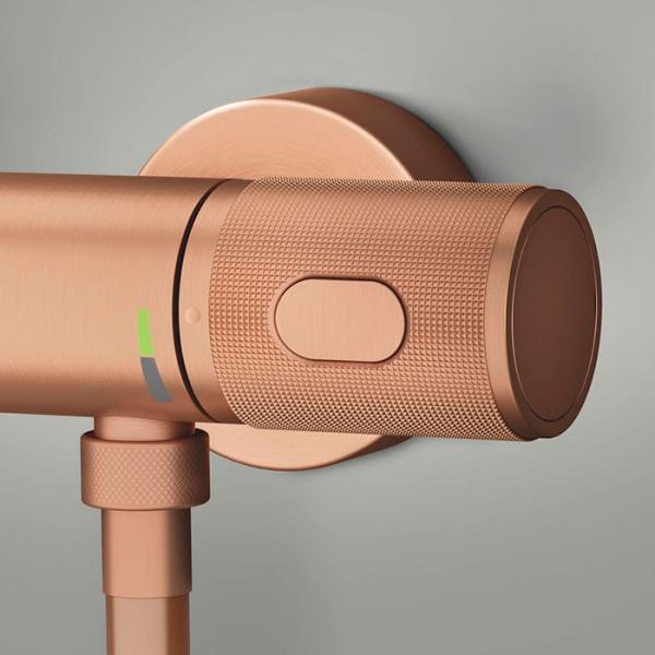 Grohe Precision komplet brusesystem m/Joy+ håndbruser - Børstet Warm Sunset Grohe Precision komplet brusesystem m/Joy+ håndbruser - Børstet Warm Sunset