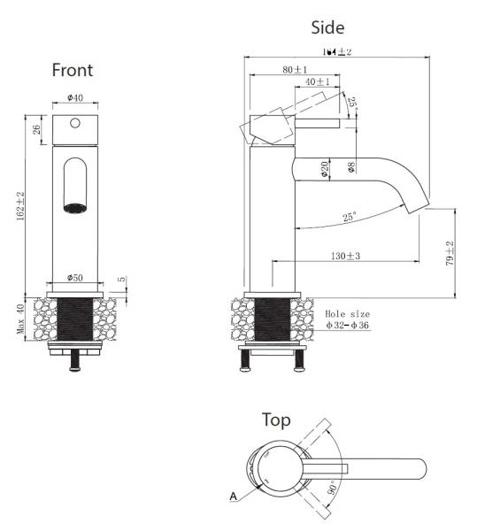 Lavabo Argo & Mira RS komplet pakke til badeværelset - Mat sort Lavabo Argo & Mira RS komplet pakke til badeværelset - Mat sort
