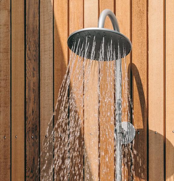 Frostline Duo frostfri udebruser t/væg - 150-350 mm - Rustfrit stål Frostline Duo frostfri udebruser t/væg - 150-350 mm - Rustfrit stål