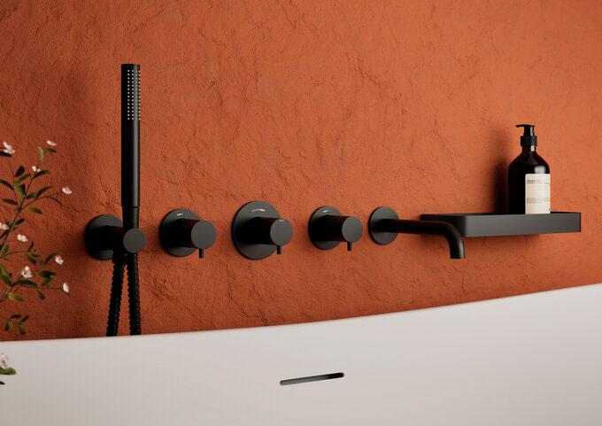 Damixa Zen brusehylde - Mat sort