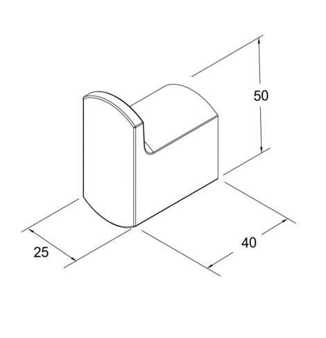 Gustavsberg Square h&aring;ndkl&aelig;dekrog - Mat sort