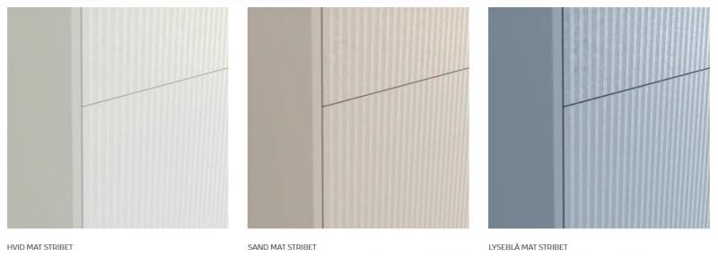 Dansani Mido+ Classic 61 møbelsæt m/Amber vask, 1 skuffe og åbent rum - Striber/mat hvid Dansani Mido+ Classic 61 møbelsæt m/Amber vask, 1 skuffe og åbent rum - Striber/mat hvid