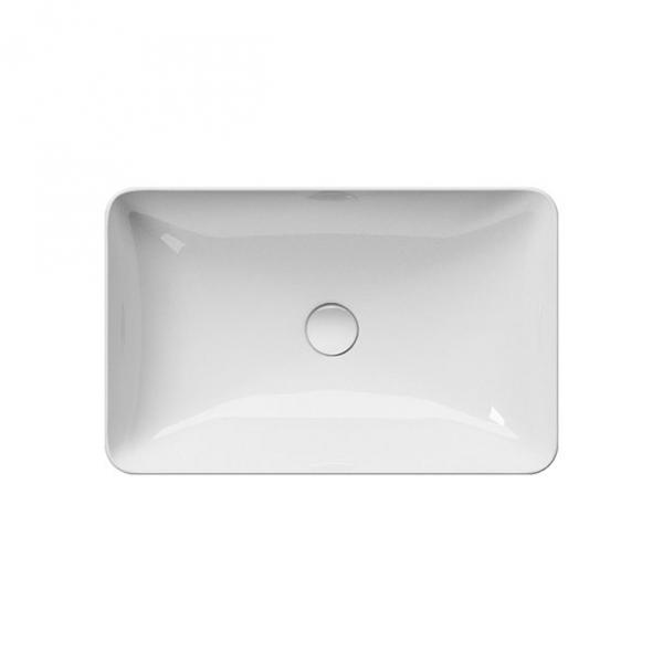 GSI Pura 60 fritstående bowlevask - Firkantet - Uden overløb - ExtraGlaze GSI Pura 60 fritstående bowlevask - Firkantet - Uden overløb - ExtraGlaze