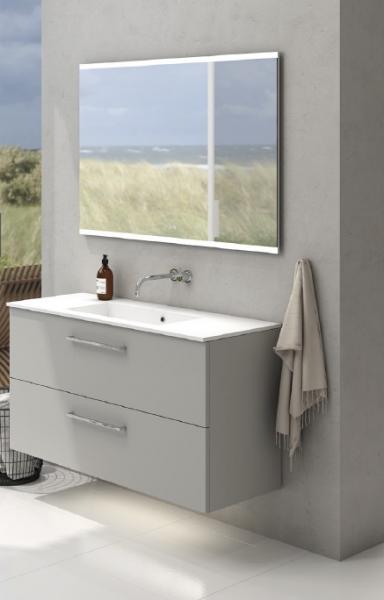 Dansani Panorama spejl med lysstyring - 60