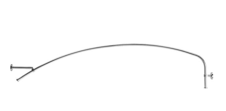 Hefe Kvalitets forhængsstang - buet Hefe Kvalitets forhængsstang - buet