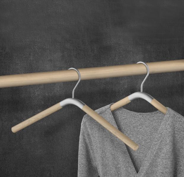 Beslagsboden b&oslash;jle 2 stk - Tr&aelig;/mat gr&aring;