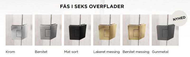 Strømberg Lucca 45 nichedør m/fast væg - Skræddersyet Strømberg Lucca 45 nichedør m/fast væg - Skræddersyet