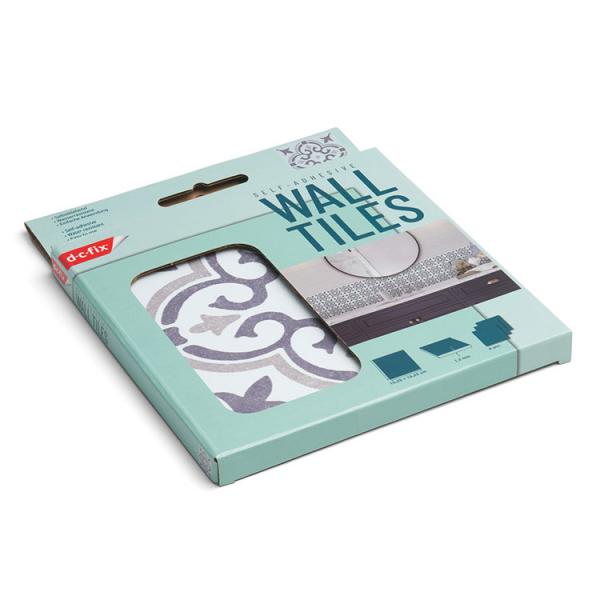 D-C-fix selvkl&aelig;bende fliser til v&aelig;g - Jamila grey