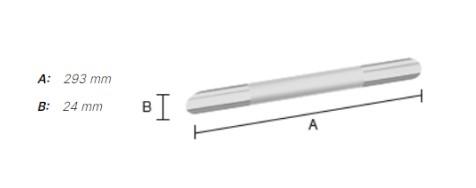 Smedbo Living fodstøtte - Krom Smedbo Living fodstøtte - Krom