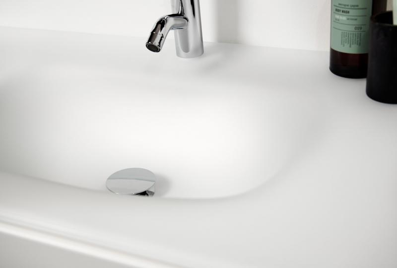 Bath 61 møbelvask i glas - Mat hvid Bath 61 møbelvask i glas - Mat hvid