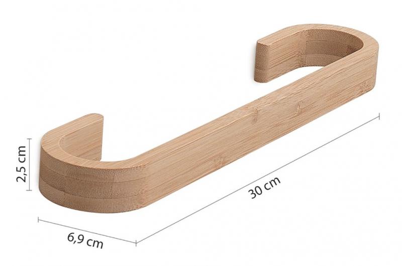 Hefe Himalaya håndklædeholder 30 cm - Bambus Hefe Himalaya håndklædeholder 30 cm - Bambus