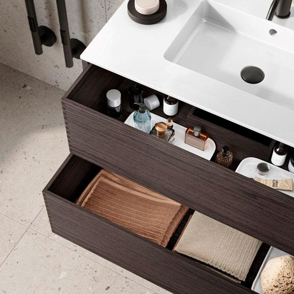 Str&oslash;mberg Nordic Handcrafted 60 underskab m/skuffer - Smoked oak