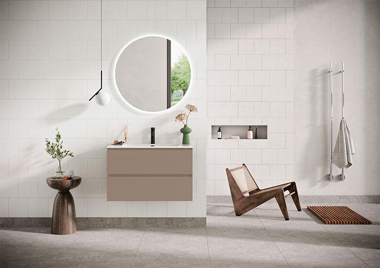 Strømberg Lux 60 vaskeskab m/2 skuffer - Cocoa brun Strømberg Lux 60 vaskeskab m/2 skuffer - Cocoa brun