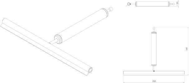 Toni Copenhagen bruseskraber - Krom Toni Copenhagen bruseskraber - Krom