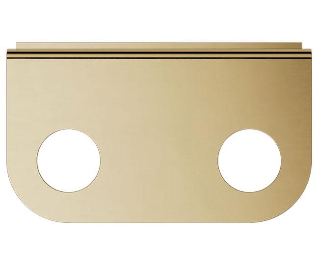 Toni Copenhagen dobbelt sæbeholder t/væg - Ægte messing Toni Copenhagen dobbelt sæbeholder t/væg - Ægte messing