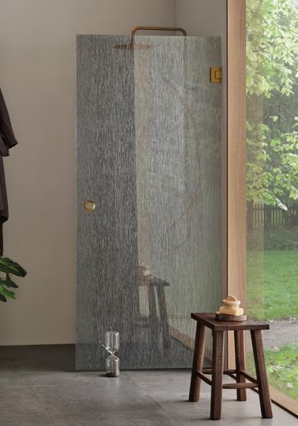 Hafa Infinity Lace brusedør 80 - Messing Hafa Infinity Lace brusedør 80 - Messing