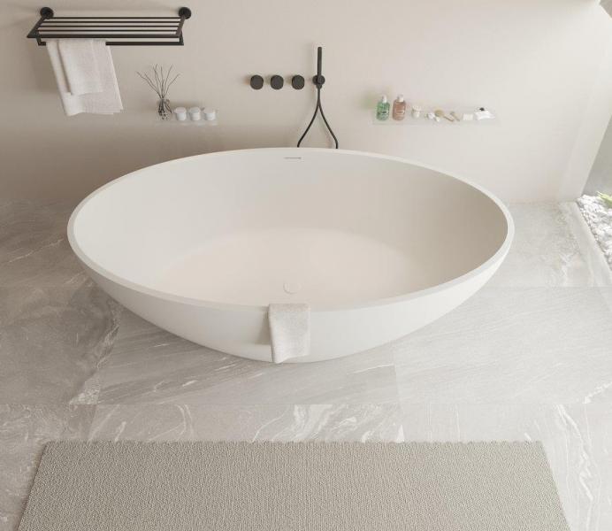 Ideavit Solidellipse badekar 1800 x 880 mm - Mat hvid Ideavit Solidellipse badekar 1800 x 880 mm - Mat hvid