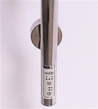 Kriss Uno plus elektrisk h&aring;ndkl&aelig;det&oslash;rrer 3x148 cm - Poleret rustfrit st&aring;l