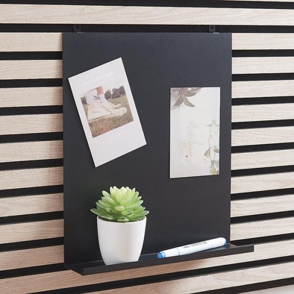 Magnettavle m/hylde til akustikpanel inkl. 2 magneter Magnettavle m/hylde til akustikpanel inkl. 2 magneter