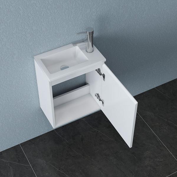 Nortiq Pisa 40 One-box møbelsæt m/låge og spejl - Mat hvid Nortiq Pisa 40 One-box møbelsæt m/låge og spejl - Mat hvid