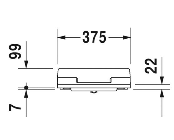 Duravit Sensowash Slim bidets&aelig;de til Durastyle