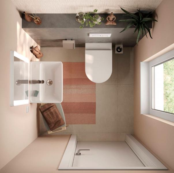 hansgrohe Xanuia Q 50 mini håndvask t/væg - 1 hanehul hansgrohe Xanuia Q 50 mini håndvask t/væg - 1 hanehul