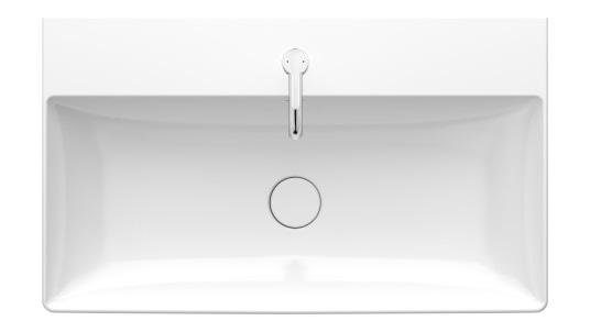 Duravit DuraSquare 80 håndvask t/væg eller møbel - Uden overløb - 1 hanehul - Wondergliss Duravit DuraSquare 80 håndvask t/væg eller møbel - Uden overløb - 1 hanehul - Wondergliss