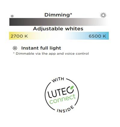 Lutec Fadi Solar udendørs væglampe m/solceller og sensor - Mat sort Lutec Fadi Solar udendørs væglampe m/solceller og sensor - Mat sort