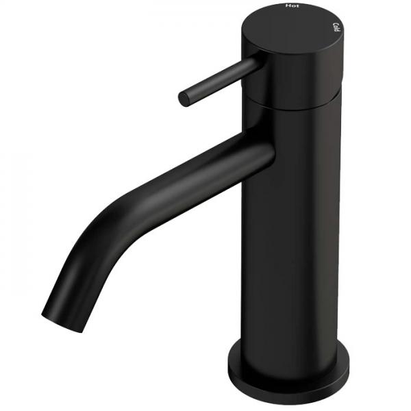 Lavabo Mira 140 RS h&aring;ndvaskarmatur - Mat sort