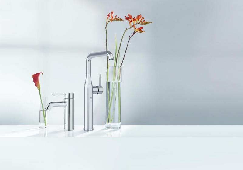 Grohe Essence New håndvaskarmatur u/bundventil - Børstet warm sunset Grohe Essence New håndvaskarmatur u/bundventil - Børstet warm sunset
