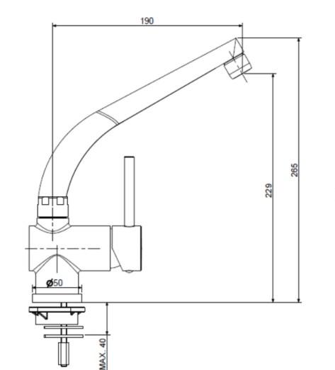 Paffoni New Stick DUO h&aring;ndvask/brusearmatur - Krom