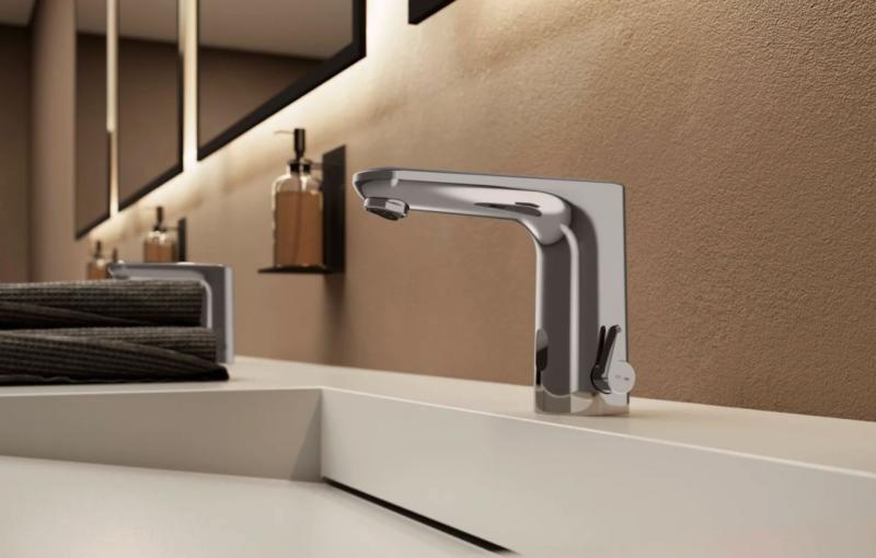 Oras Electra 9210FZ ECO+ ber&oslash;ringsfri vandhane - Batteri - Krom