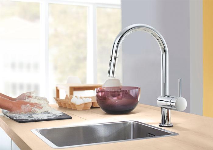 Grohe NEW Minta Touch - Elektronisk k&oslash;kkenarmatur - Krom