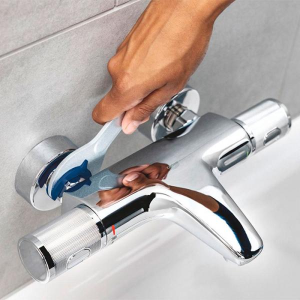 Grohe Precision Trend badekararmatur m/termostat - Krom Grohe Precision Trend badekararmatur m/termostat - Krom
