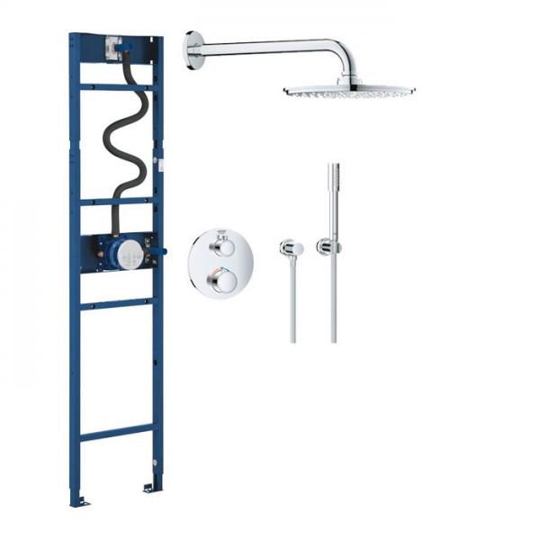 Grohe New Rainshower 210 komplet brusesystem m/Shower Frame Grohe New Rainshower 210 komplet brusesystem m/Shower Frame