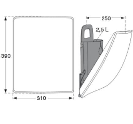 Pressalit vægspand og Sway Norden toiletsæde m/Soft Close og Lift-Off Pressalit vægspand og Sway Norden toiletsæde m/Soft Close og Lift-Off