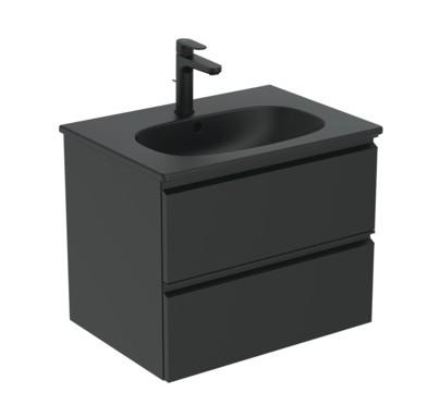 Ideal Standard Tesi 62 møbelvask - Mat sort Ideal Standard Tesi 62 møbelvask - Mat sort