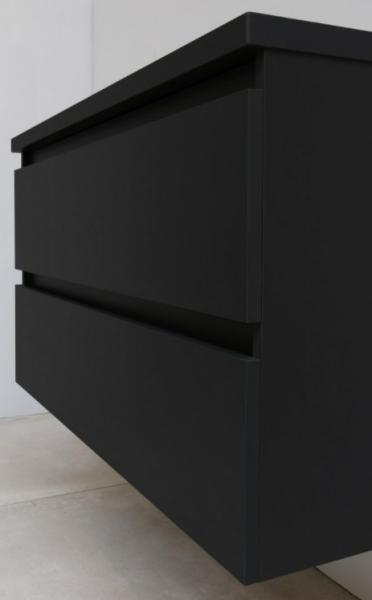 Sanibell Online 100 m&oslash;belpakke - Mat Sort - Flatpack