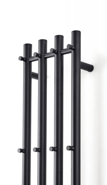 Cassøe Catania håndklædetørrer - 26x142 cm - Mat sort Cassøe Catania håndklædetørrer - 26x142 cm - Mat sort